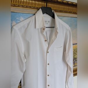 Peter Millar Cotton-Silk White Casual Shirt M